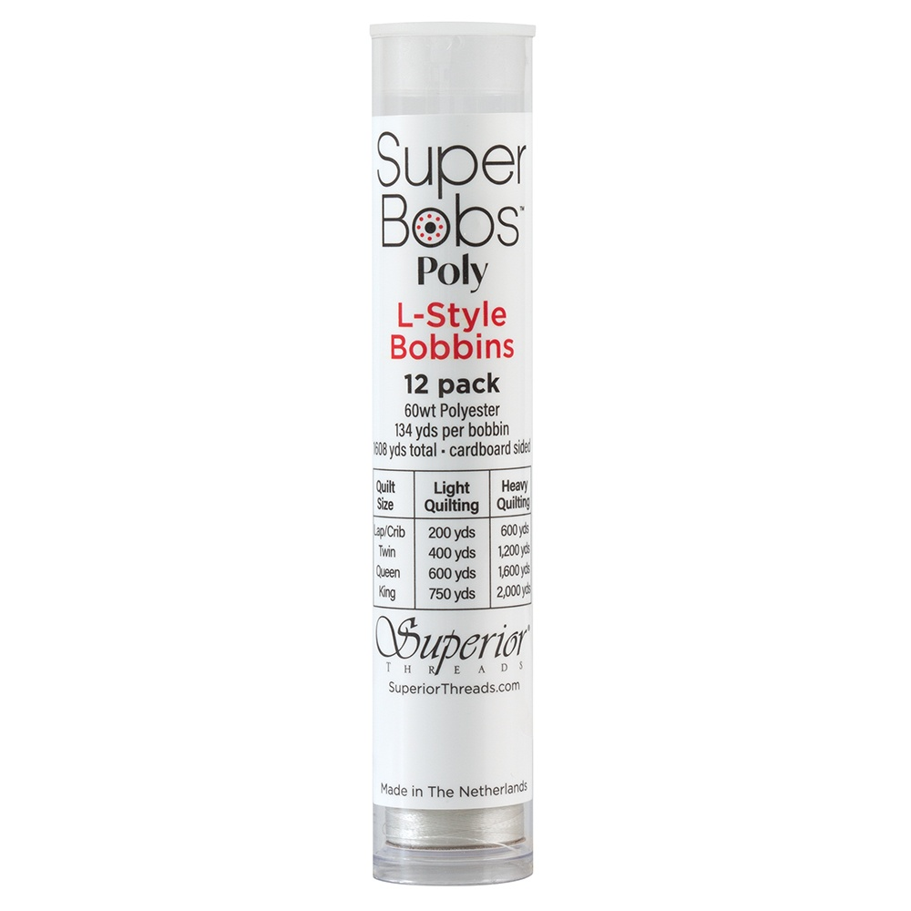 Super Bobs Poly 12 pk L-Style #623 Silver