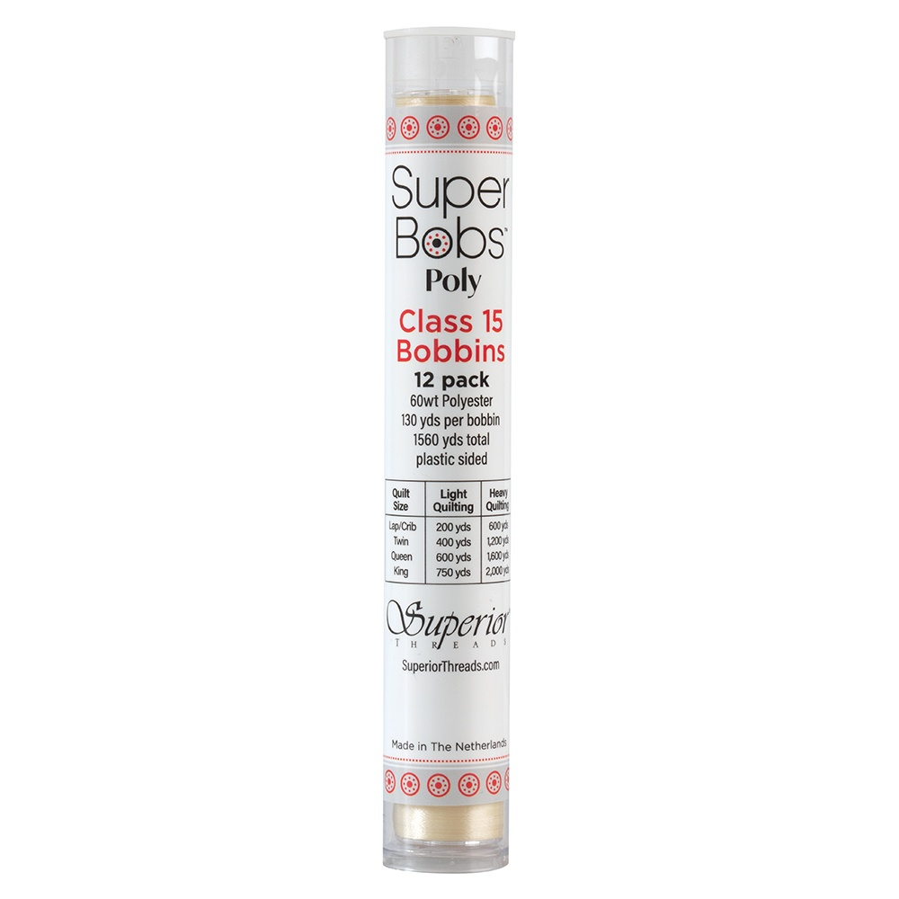 Super Bobs Poly 12 pk Class 15 #620 Cream