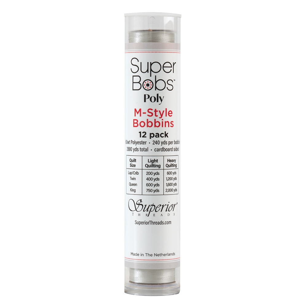 Super Bobs Poly 12 pk M-Style #623 Silver