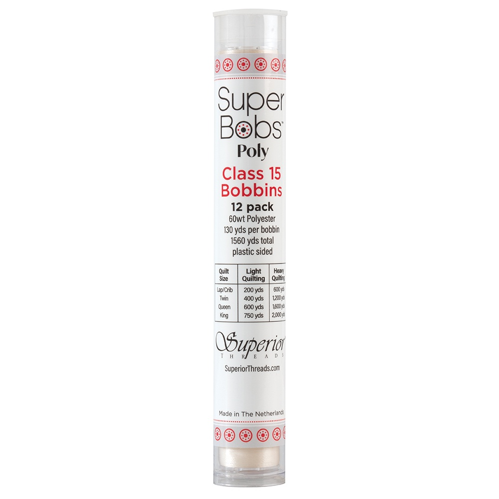 Super Bobs Poly 12 pk Class 15 #655 Off White
