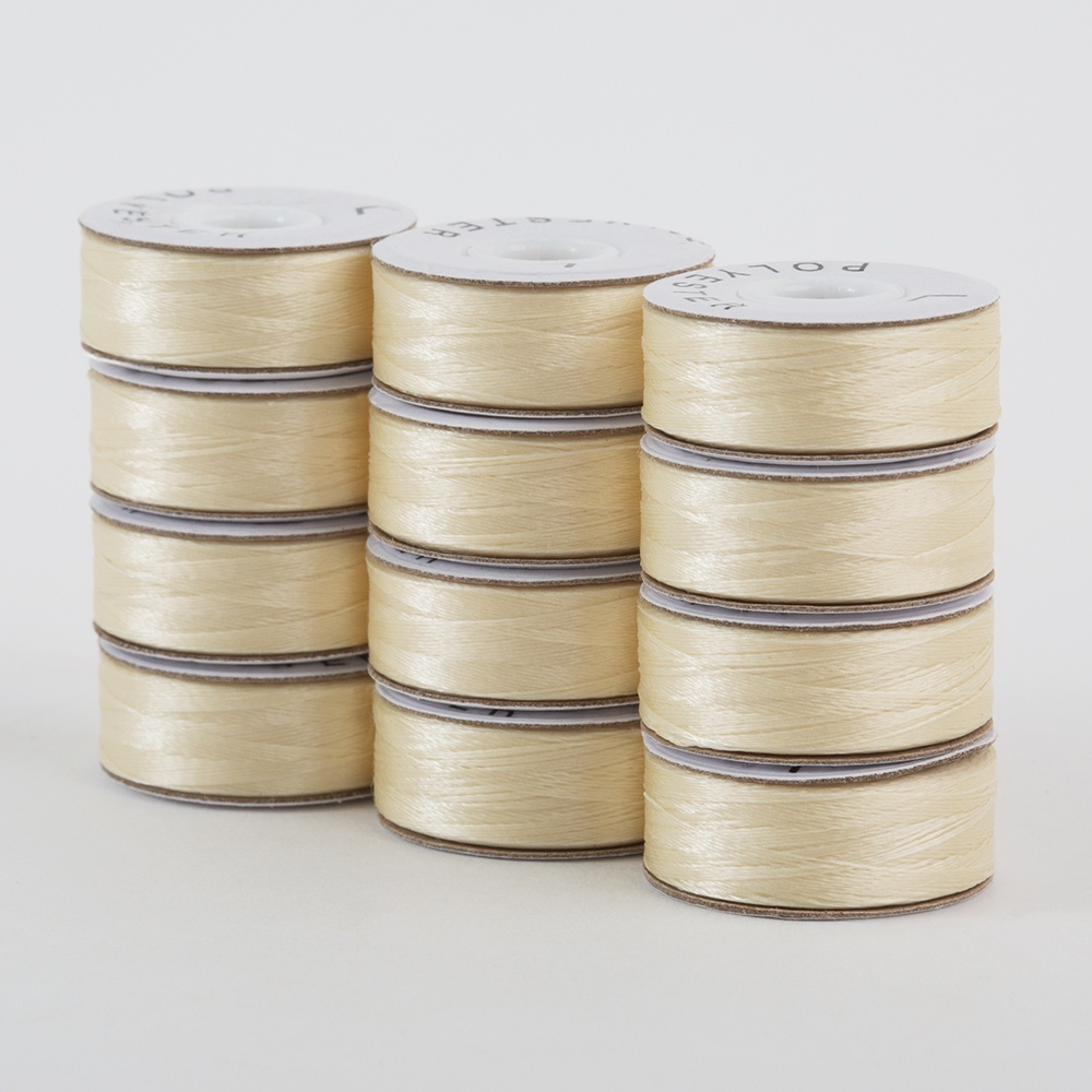 Super Bobs Poly 72pk L-Style #620 Cream