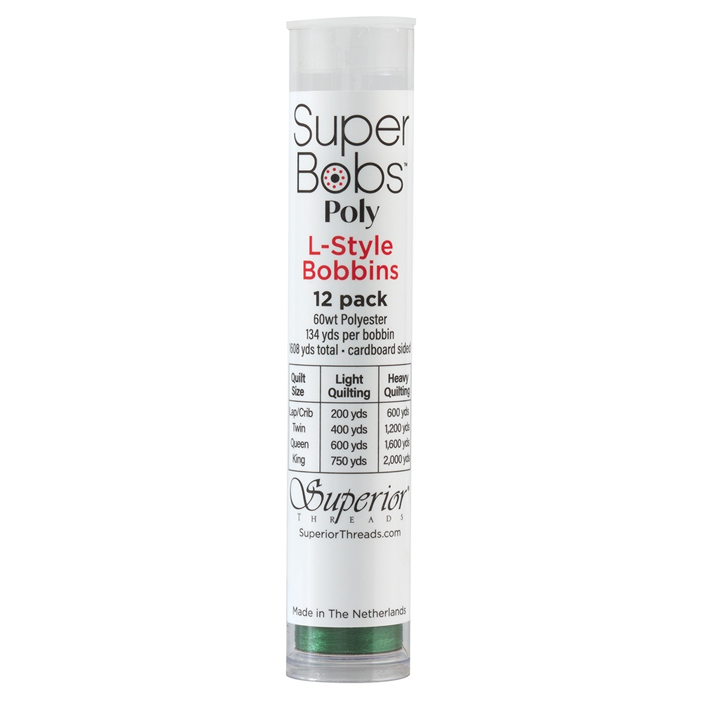Super Bobs Poly 12 pk L-Style #612 Green