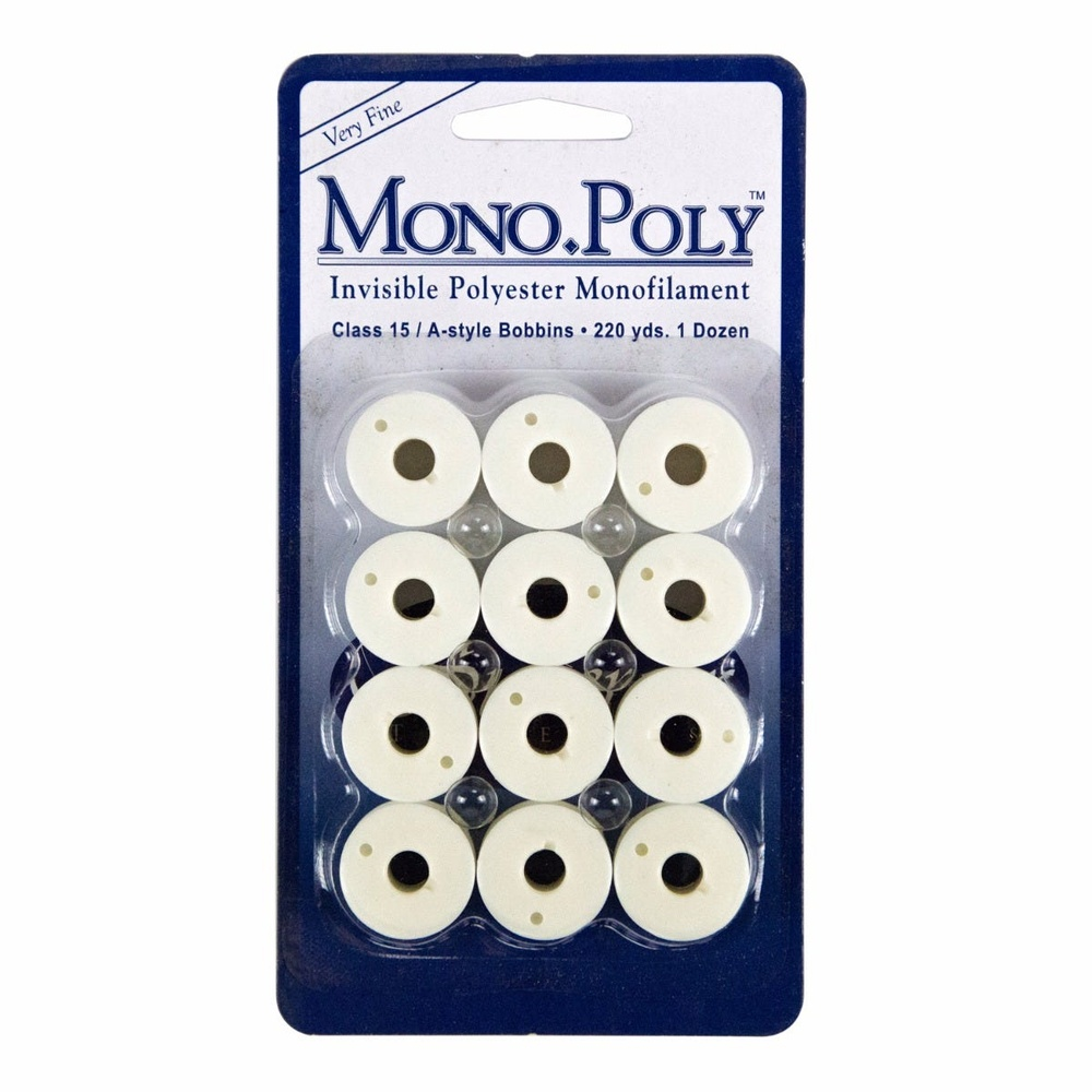 MonoPoly Clear Prewound Bobbins (Class 15)