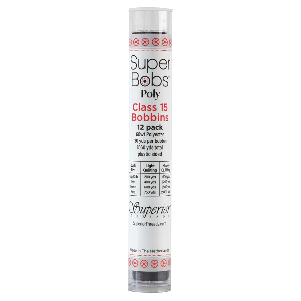 Super Bobs Poly 12 pk Class 15 #649 Dark Gray