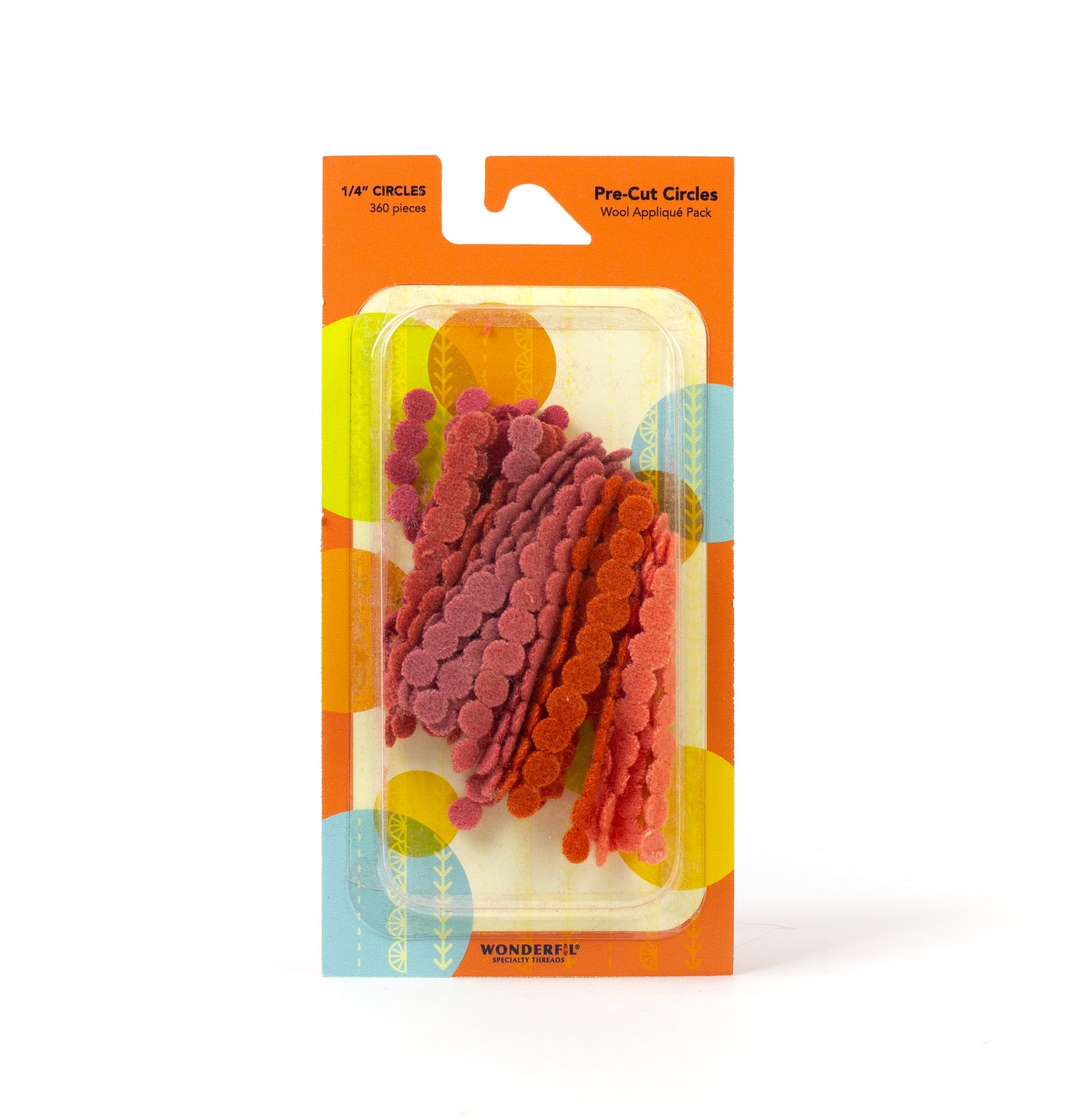 Pre-Cut Wool Circle Appliqué Pack - 1/4"
