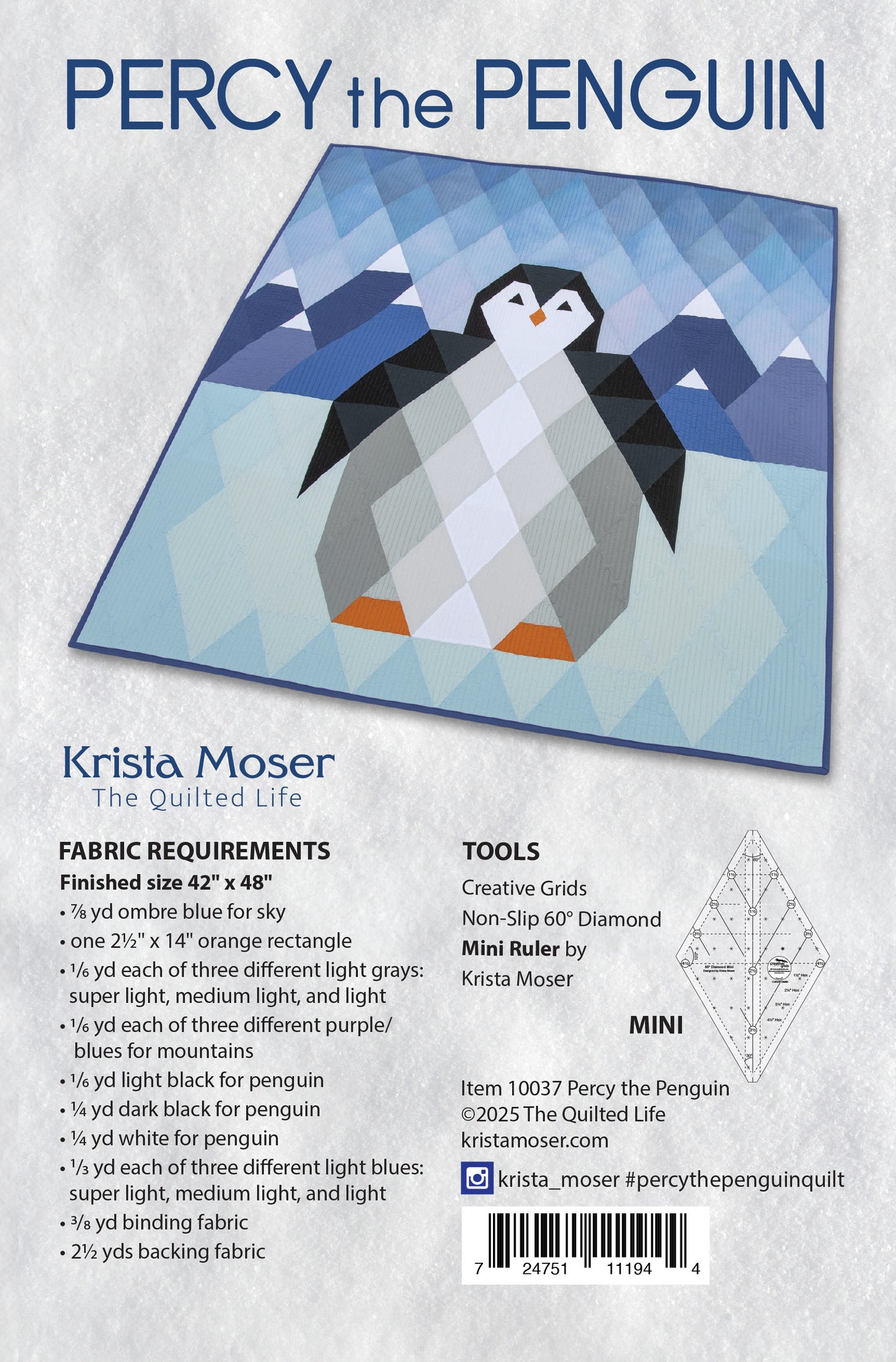 Percy the Penguin Pattern