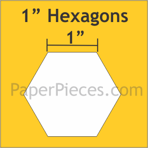 1" Hexagons - Small Pack