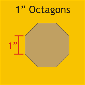 1" Octagon - Small Pack 50 pieces