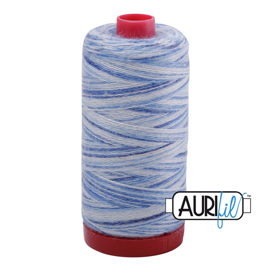 12 wt Lana Wool large spool - 8009 Stonewash Blues
