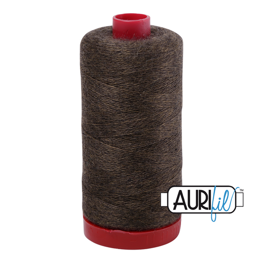 12 wt Lana Wool large spool - 8078 Khaki Melange