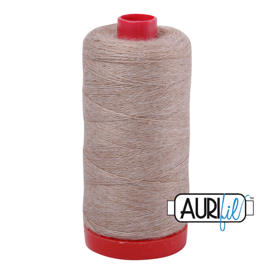 12 wt Lana Wool large spool - 8079 Linen Heathe