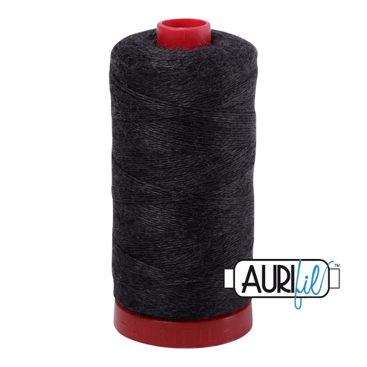 12 wt Lana Wool large spool - 8080 Smoke