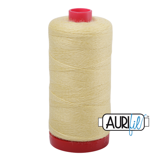 12 wt Lana Wool large spool - 8115 Light Lemon