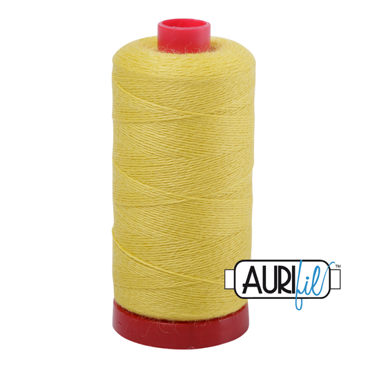 12 wt Lana Wool large spool - 8120 Lemon