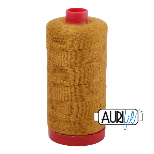 12 wt Lana Wool large spool - 8140 Mustard