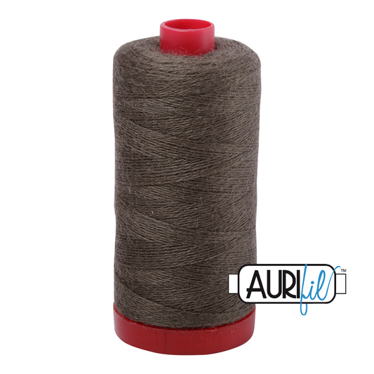 12 wt Lana Wool large spool - 8365 Olive Grey