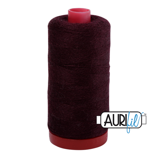 12 wt Lana Wool large spool - 8465 Dark Eggplant