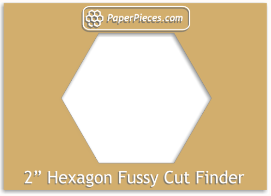 2" Hexagon - Fussy Cut Finder