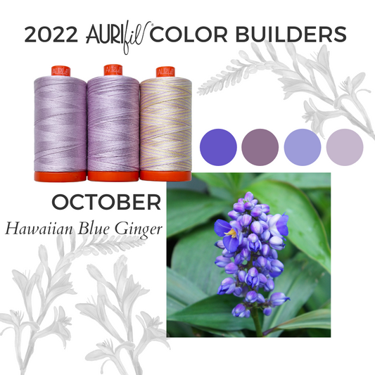 Hawaiian Blue Ginger Colour Builder