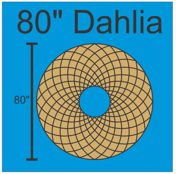 80" Dahlia - Paper Pieces