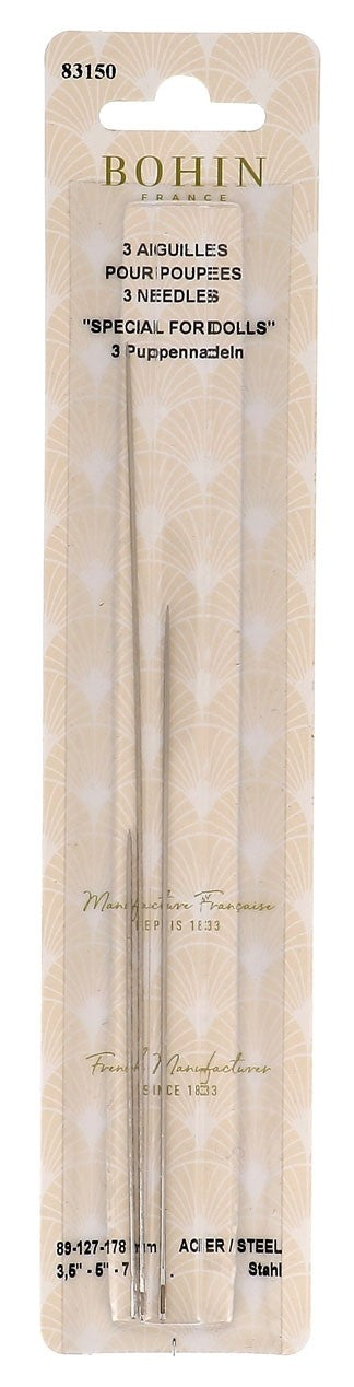 Doll Making Needles Assorted 3 Pack