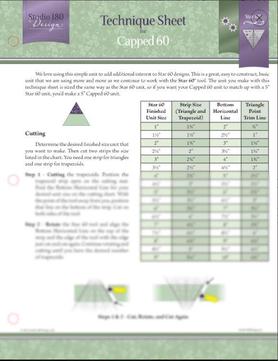 Capped 60 Technique Sheet - Studio 180 Design