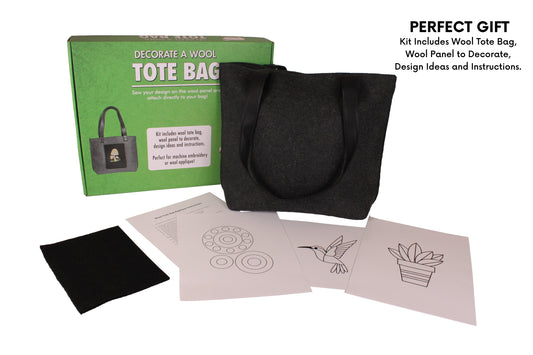 Decorate a Wool Tote Bag