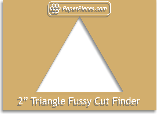 Equilateral Triangle 2" Fussy Cut Finder
