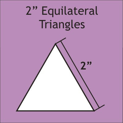 Equilateral Triangle 2" Paper Pieces - Small Pack