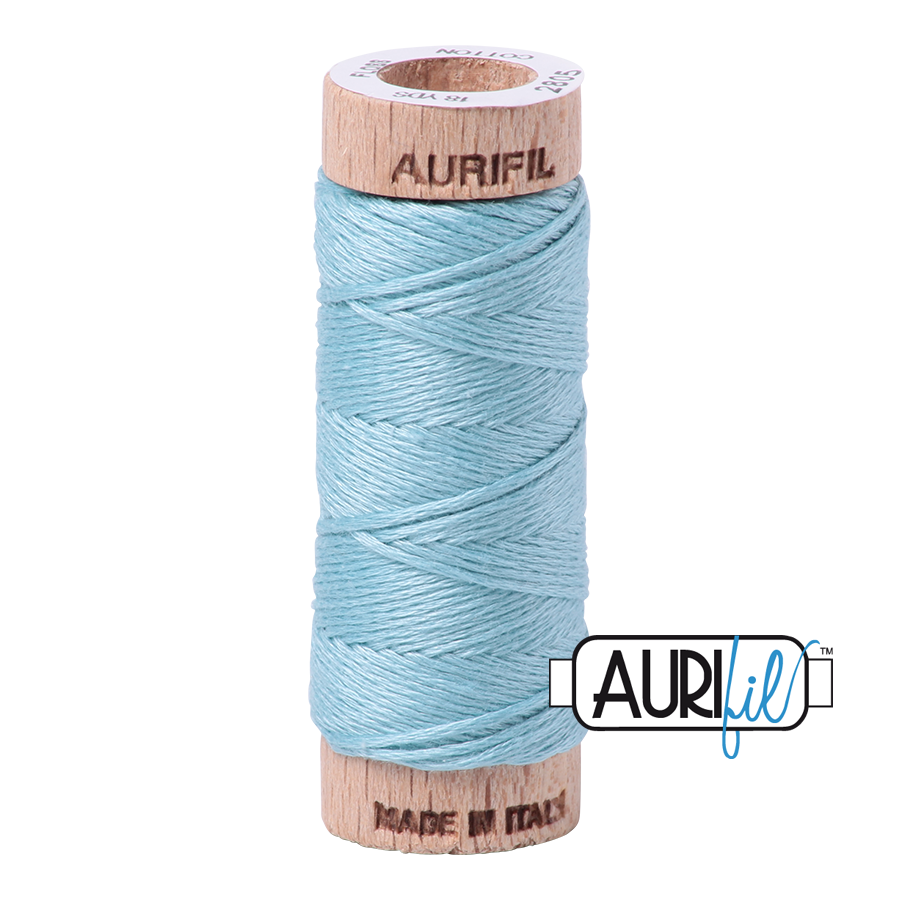 Floss Cotton 6-Strand Small Spool #2805 Light Grey Turquoise
