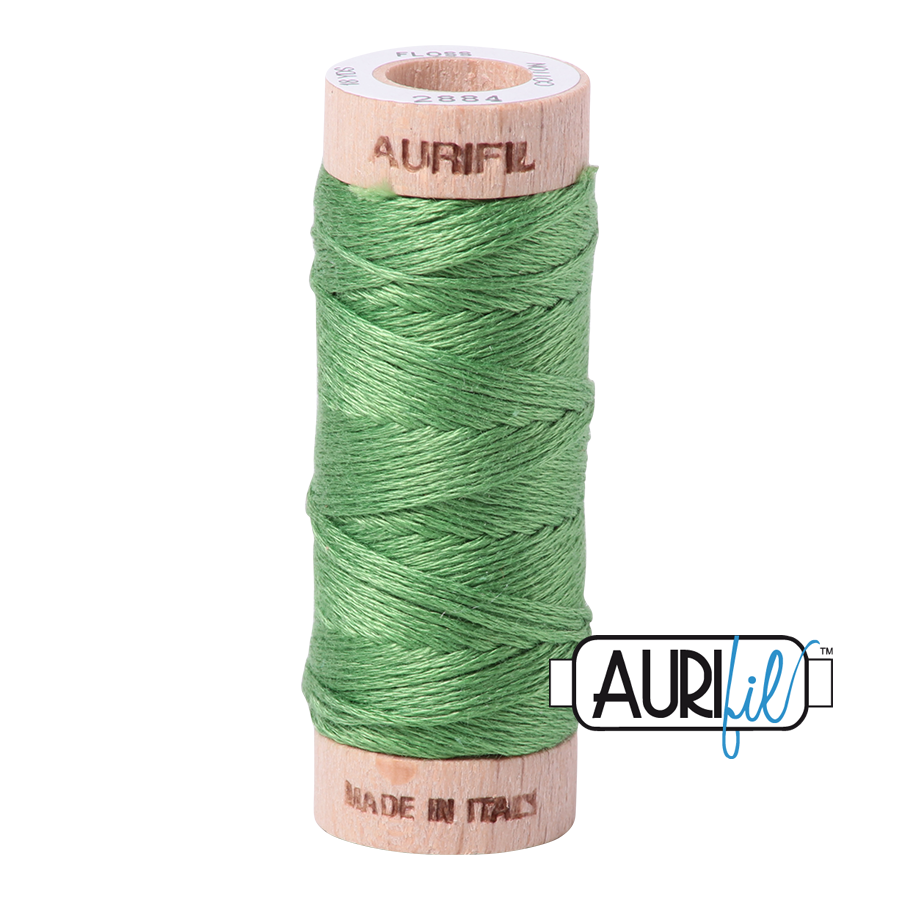 Floss Cotton 6-Strand Small Spool #2884 Green Yellow