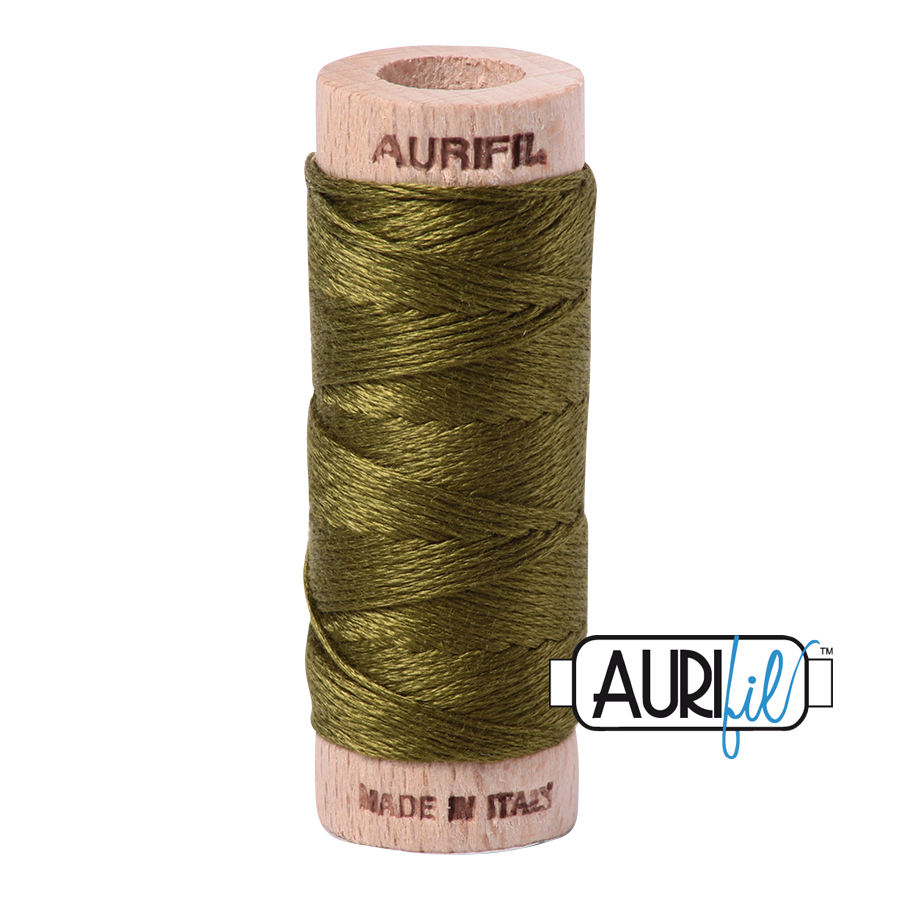 Floss Cotton 6-Strand Small Spool #2887 Very Dark Olive