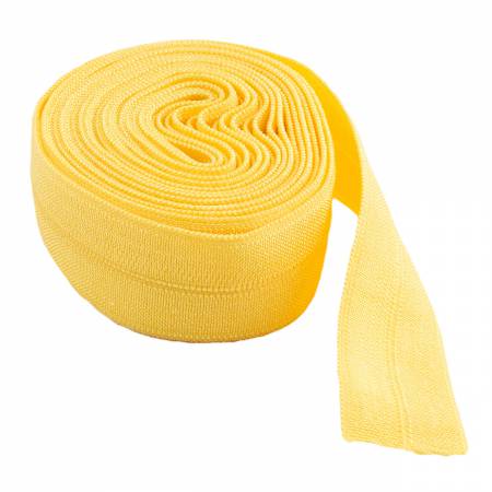 Fold Over Elastic  20mm- 2 yds - Dandelion