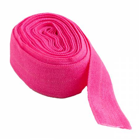 Fold Over Elastic  20mm- 2 yds - Lipstick