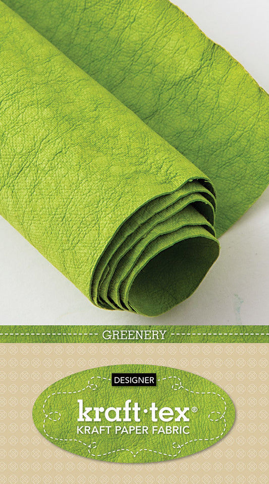 Kraft-Tex Designer Prewashed - Greenery - C&T