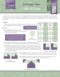 Little Houses Technique Sheet - Studio 180 Design