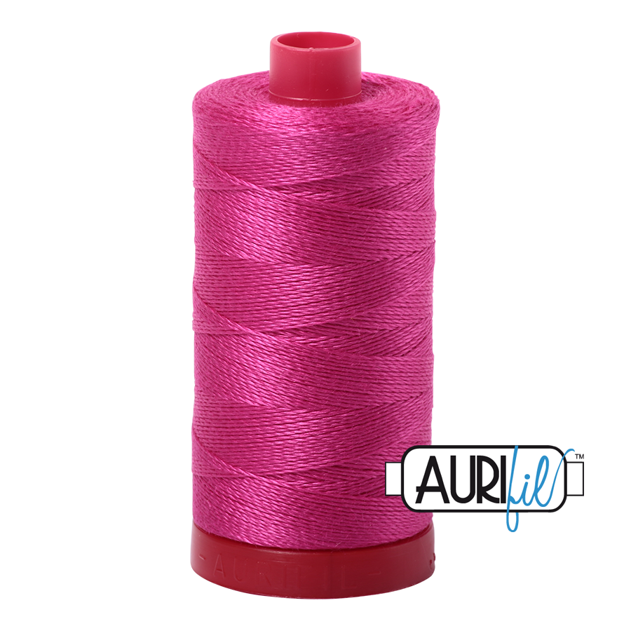 Mako 12wt Cotton Large Spool 4020 Fuchsia