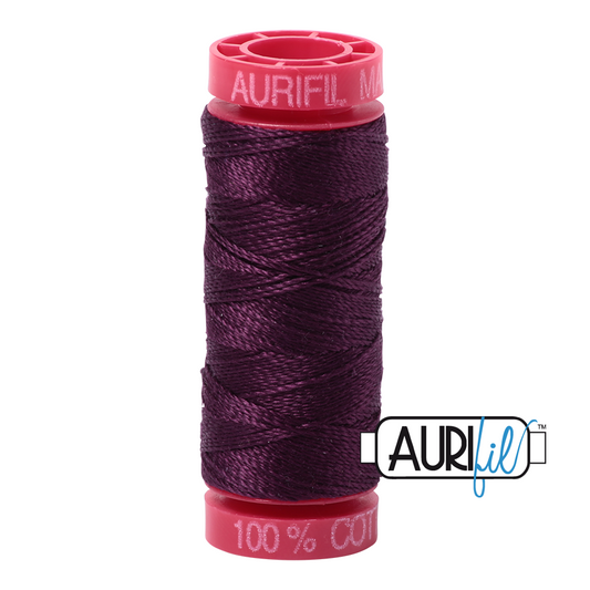 Mako 12 wt Cotton Small Spool 1240 Very	Dark	Eggplant