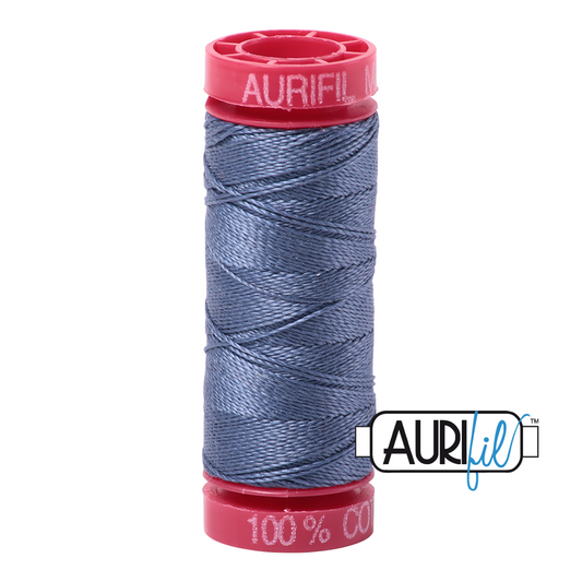Mako 12 wt Cotton Small Spool 1248 Dark	Grey	Blue