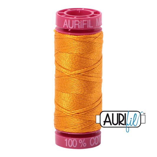 Mako 12 wt Cotton Small Spool 2145 Yellow	Orange