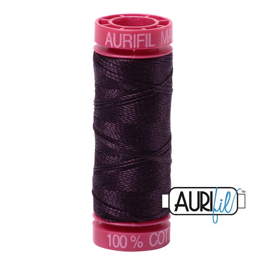 Mako 12 wt Cotton Small Spool 2570 Aubergine