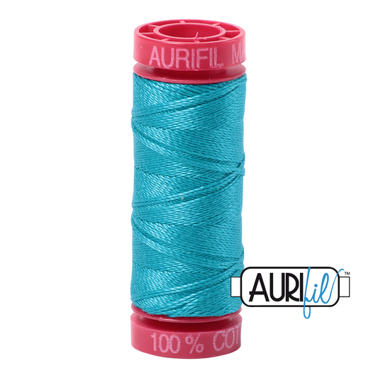 Mako 12 wt Cotton Small Spool 2810 Turquoise