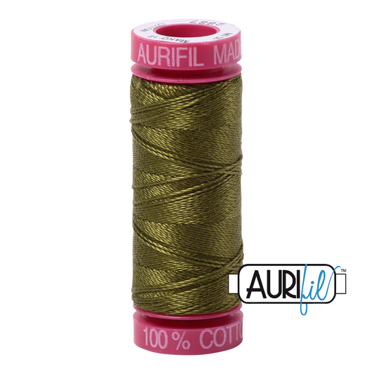 Mako 12 wt Cotton Small Spool 2887 Very	Dark	Olive