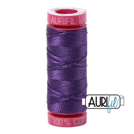 Mako 12 wt Cotton Small Spool 4225 Eggplant
