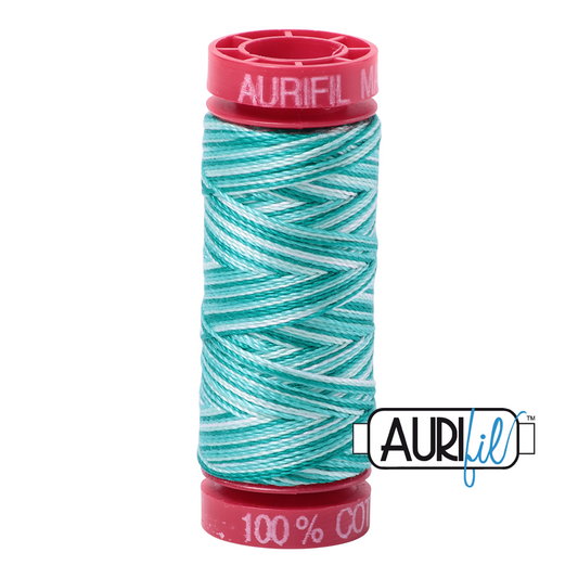 Mako 12 wt Cotton Small Spool 4654 Turquoise	Foam