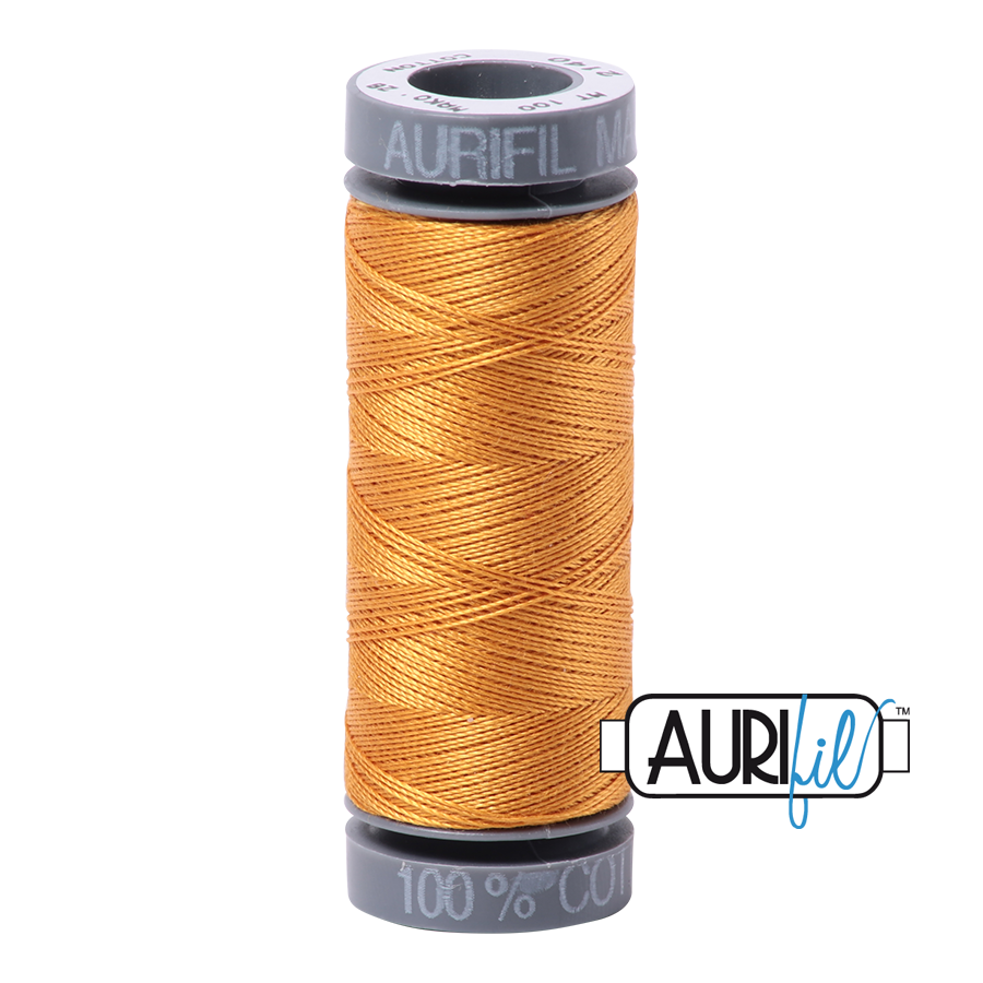 Mako 28wt Cotton Small Spool 2140 Orange	Mustard
