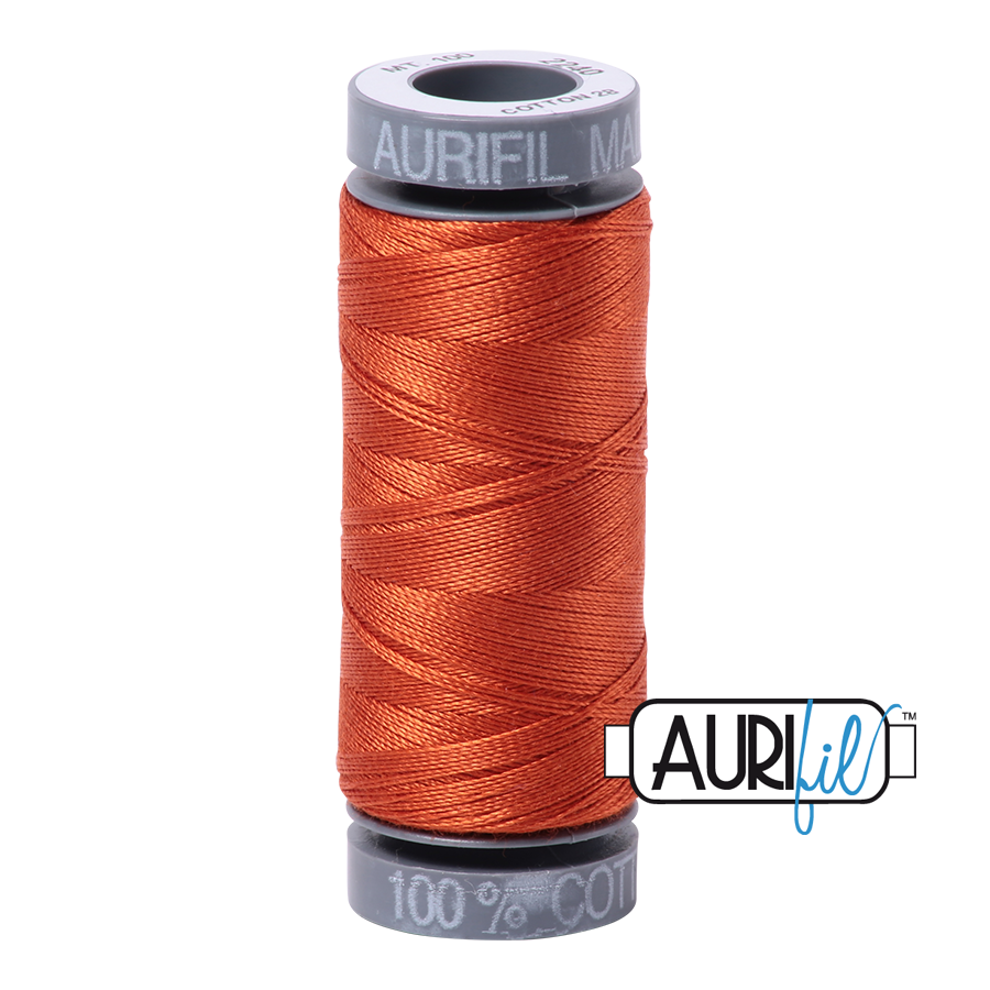 Mako 28wt Cotton Small Spool 2240 Rusty	Orange