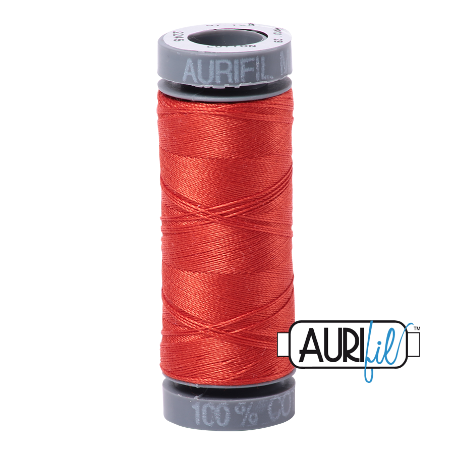 Mako 28wt Cotton Small Spool 2245 Red	Orange
