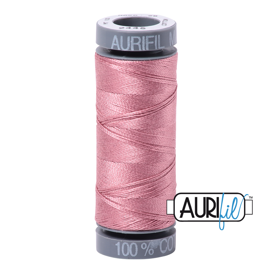 Mako 28wt Cotton Small Spool 2445 Victorian	Rose