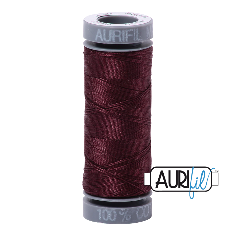 Mako 28wt Cotton Small Spool 2468 Dark	Wine